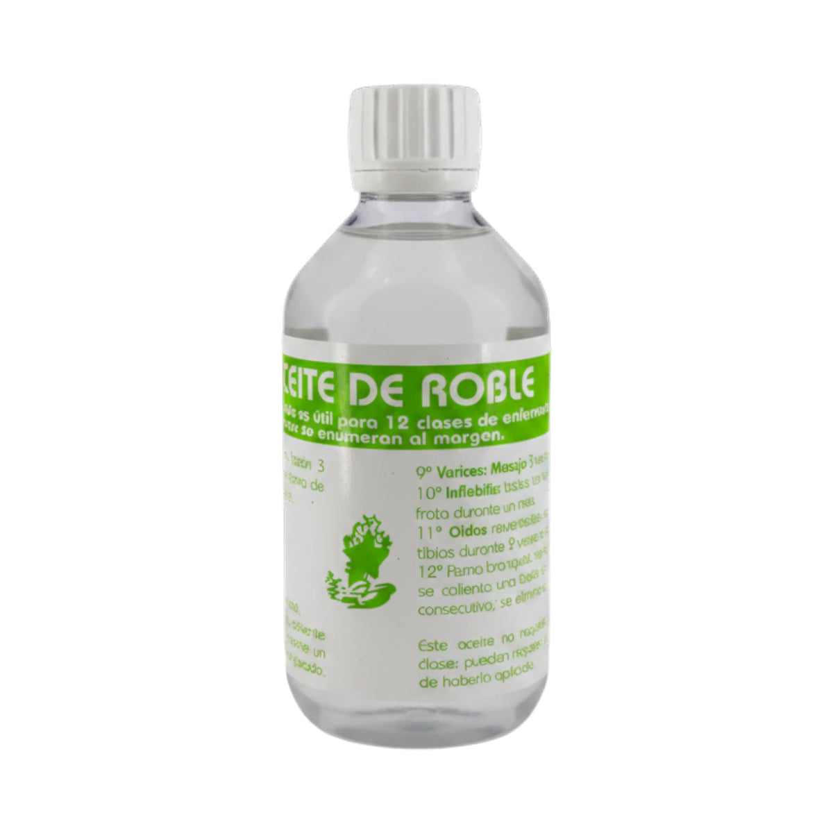 Frasco de Aceite de Roble Megamix, presentación de 250 ml.