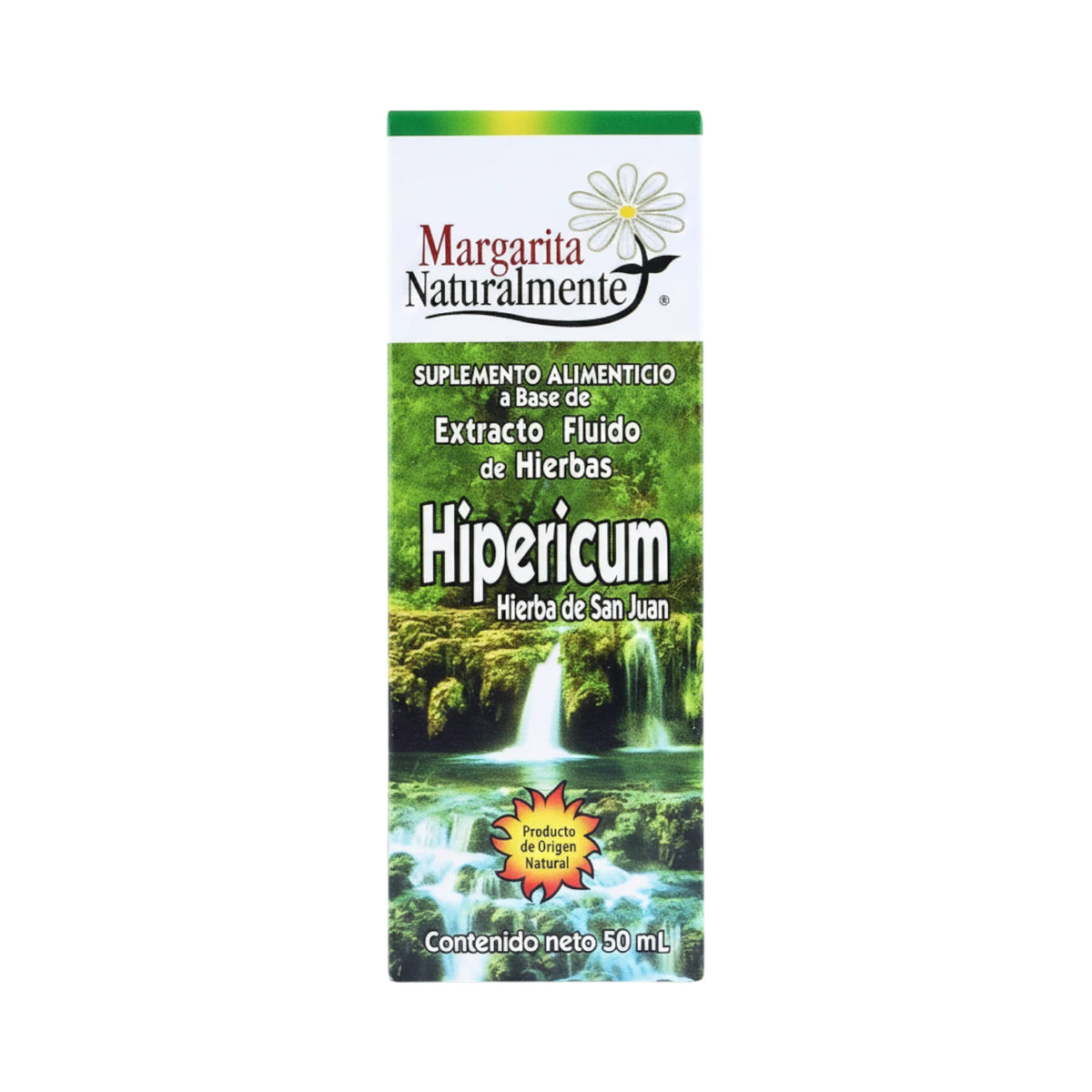 Hipericum Hierba de San Juan, suplemento alimenticio a base de extracto fluido de hierbas, 50 ml.