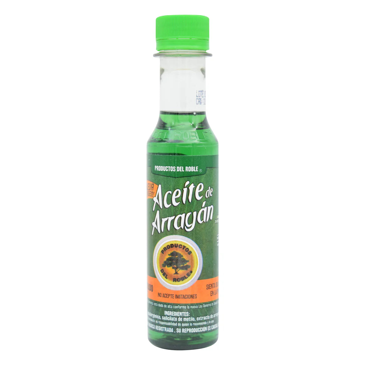 Aceite de Arrayán de la marca Productos del Roble. Este producto es un aceite diseñado para uso tópico, reconocido por sus diversas aplicaciones en el cuidado personal.