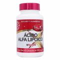 Suplemento alimenticio "Ácido Alfa Lipoico" de la marca Pure Nutrition. Presentación en frasco con 60 cápsulas de 500 mg cada una, con contenido adicional de Resveratrol. Este producto está diseñado como un auxiliar para complementar la nutrición diaria, contribuyendo al bienestar integral. 
