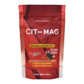 Suplemento alimenticio CIT-MAG de la marca Joy & Natura. Presentación en bolsa tipo doy-pack de 150 g con sabor a Frutos Rojos. Formulado a base de citrato de magnesio, diseñado para ofrecer una mayor biodisponibilidad y complementar la nutrición diaria, apoyando el bienestar integral.