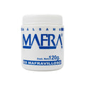 Frasco de Bálsamo Mafra, producto de uso tópico para masaje muscular, contenido neto 120 gramos
